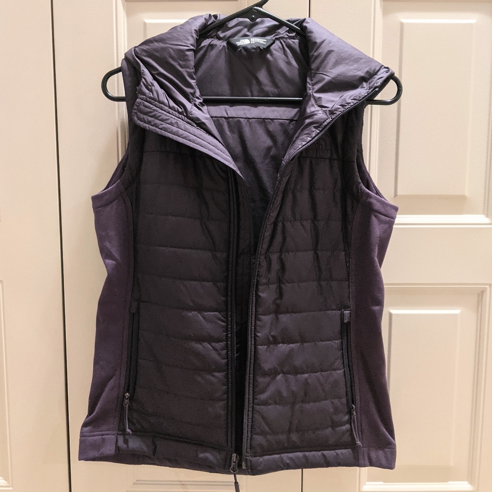 Northface Purple Hooded Vest